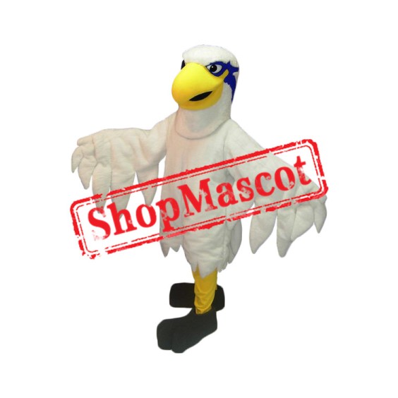 Superb White Hawk Mascot Costume