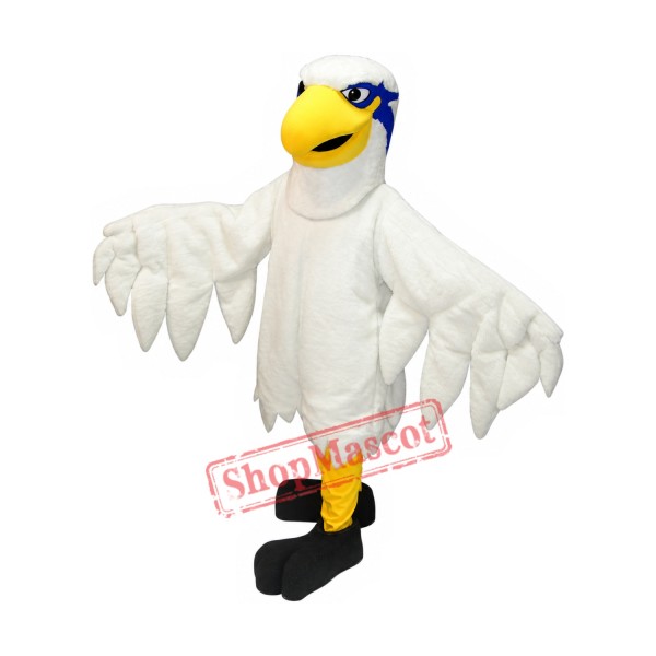 Superb White Hawk Mascot Costume