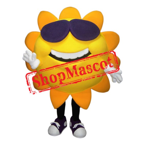 Happy Sun Flower Mascot Costume