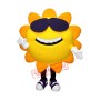 Happy Sun Flower Mascot Costume