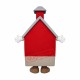 Superb Lightweight Red House Mascot Costume Superb Lightweight Red House Mascot Costume