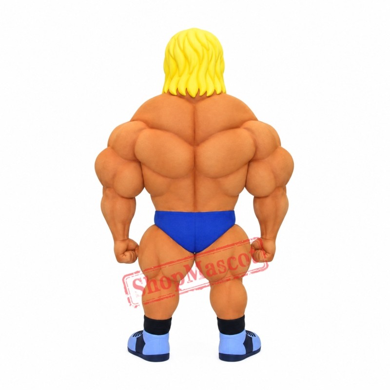 Superb Muscle Man Mascot Costume Superb Muscle Man Mascot Costume