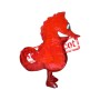 Superb Red Seahorse Mascot Costume