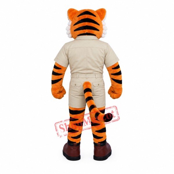 Friendly Tiger Mascot Costume for Adult Friendly Tiger Mascot Costume for Adult