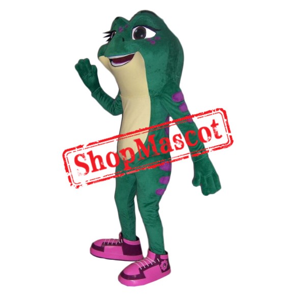 Superb Female Frog Mascot Costume