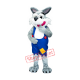 Friendly Wolf Mascot Costume Friendly Wolf Mascot Costume