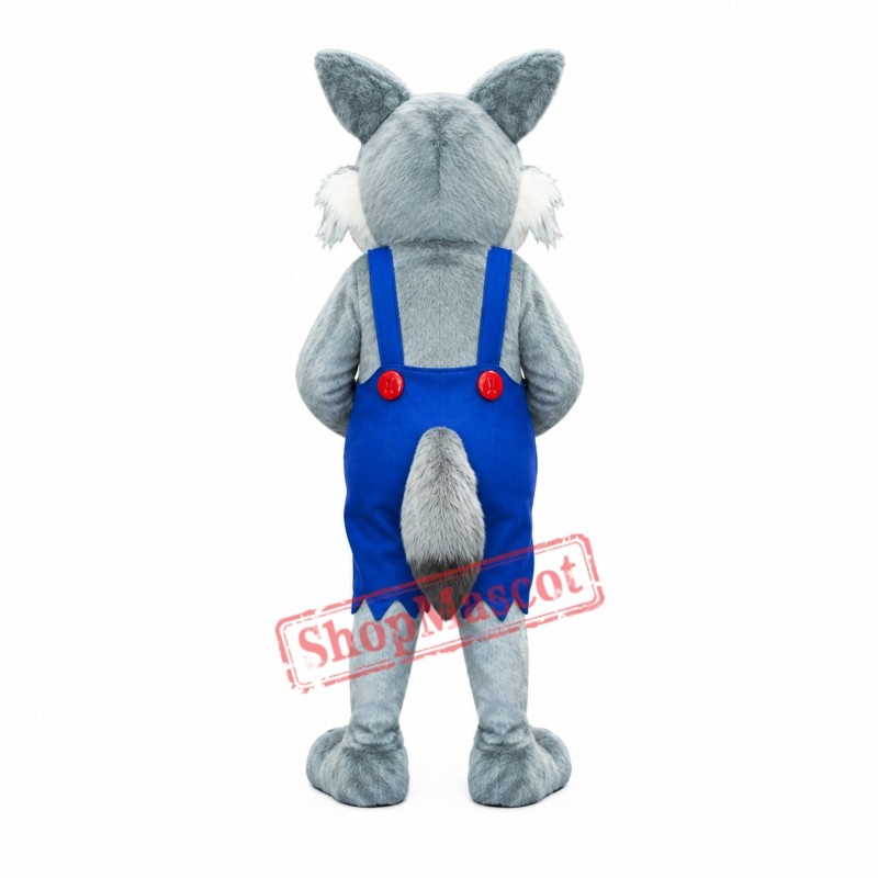 Friendly Wolf Mascot Costume Friendly Wolf Mascot Costume