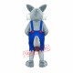 Friendly Wolf Mascot Costume Friendly Wolf Mascot Costume