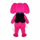 Friendly Pink Elephant Mascot Costume