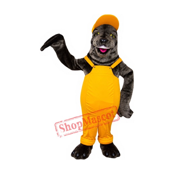 Friendly Seal Mascot Costume Friendly Seal Mascot Costume