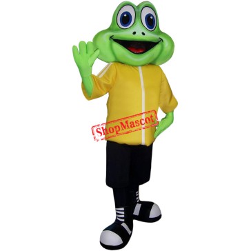 Superb Friendly Frog Mascot Costume