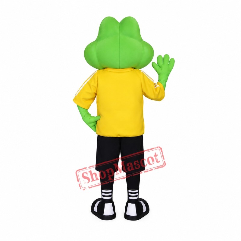 Superb Friendly Frog Mascot Costume Superb Friendly Frog Mascot Costume