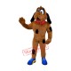 Happy Brown Dog Mascot Costume Happy Brown Dog Mascot Costume