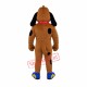 Happy Brown Dog Mascot Costume Happy Brown Dog Mascot Costume