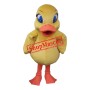 Realistic Yellow Duck Mascot Costume