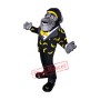 Superb Black Chimpanzee Mascot Costume