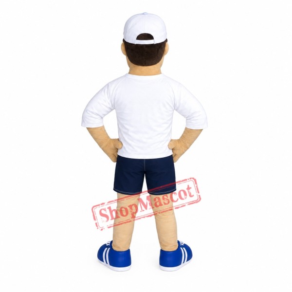 Healthy Running Man Mascot Costume Healthy Running Man Mascot Costume