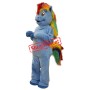 Rainbow Pony Mascot Costume