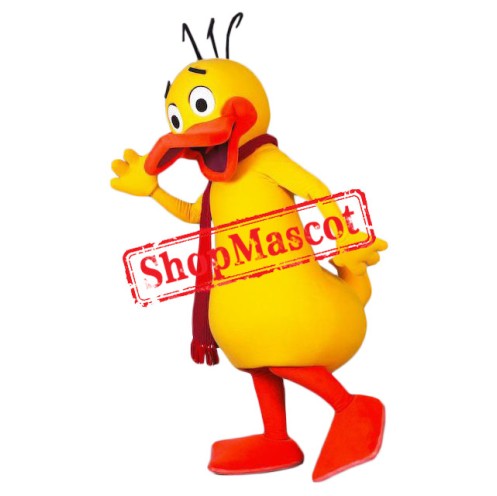 Happy Lightweight Yellow Duck Mascot Costume