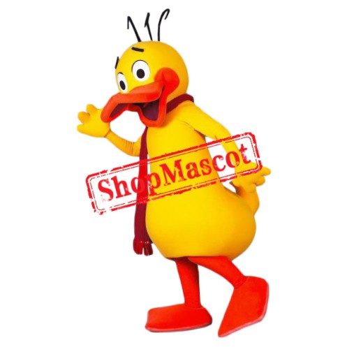 Happy Lightweight Yellow Duck Mascot Costume