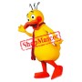 Happy Lightweight Yellow Duck Mascot Costume