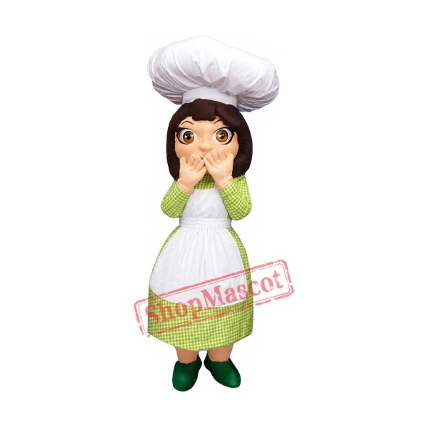 Superb Female Chef Mascot Costume