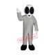 Happy Grey Alien Mascot Costume Happy Grey Alien Mascot Costume