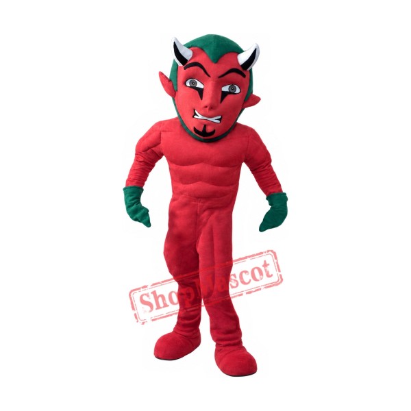 Halloween Red Devil Mascot Costume Halloween Red Devil Mascot Costume
