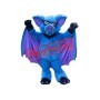 Blue Bat Mascot Costume