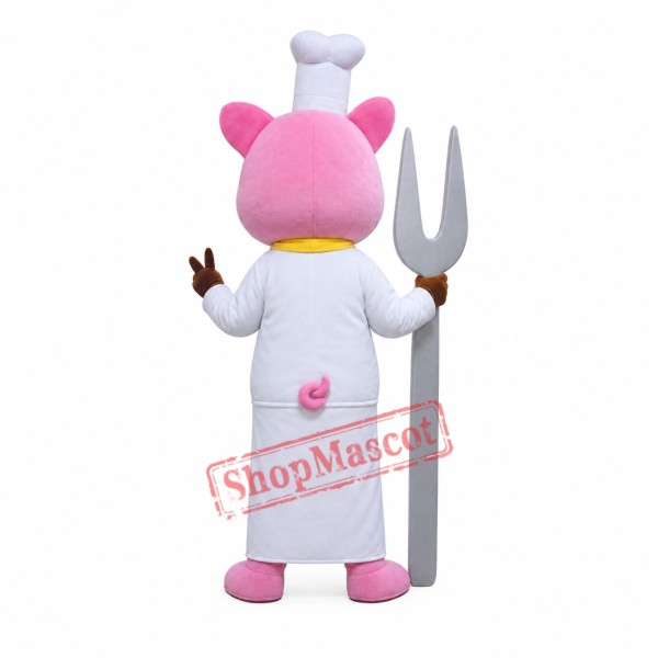 Pig Chef Mascot Costume Pig Chef Mascot Costume