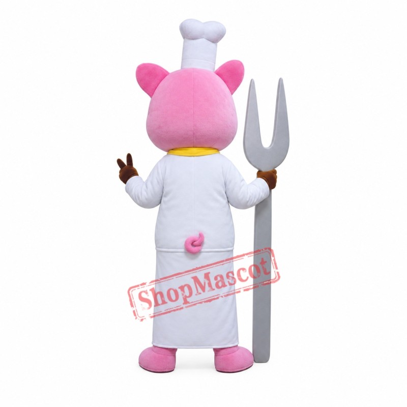 Pig Chef Mascot Costume Pig Chef Mascot Costume