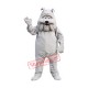 Professional Grey Bulldog Mascot Costume Professional Grey Bulldog Mascot Costume