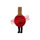 Ping Pong Paddle Mascot Costume