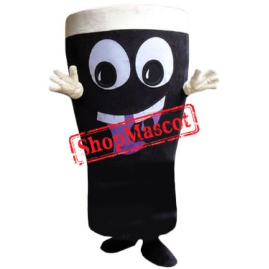 Happy Coffee Cup Mascot Costume