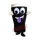 Happy Coffee Cup Mascot Costume Happy Coffee Cup Mascot Costume