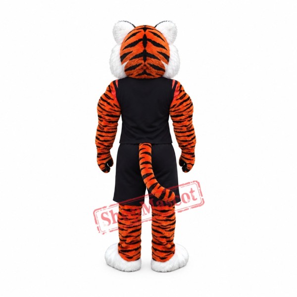 Friendly Sport Tiger Mascot Costume Friendly Sport Tiger Mascot Costume