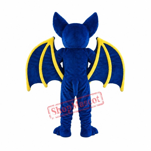 Fierce Blue Bat Mascot Costume