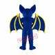 Fierce Blue Bat Mascot Costume Fierce Blue Bat Mascot Costume
