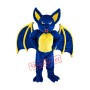 Fierce Blue Bat Mascot Costume