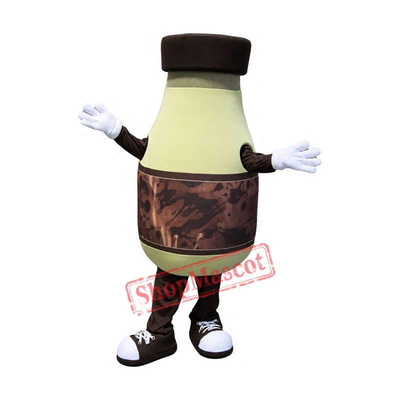 Milk Bottle Mascot Costume