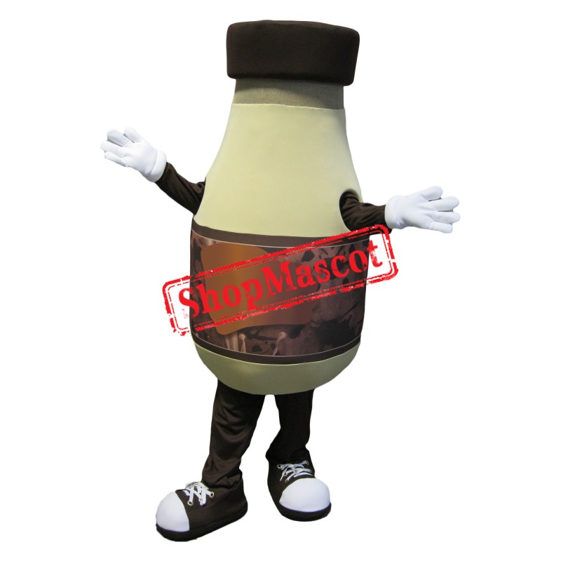 Milk Bottle Mascot Costume