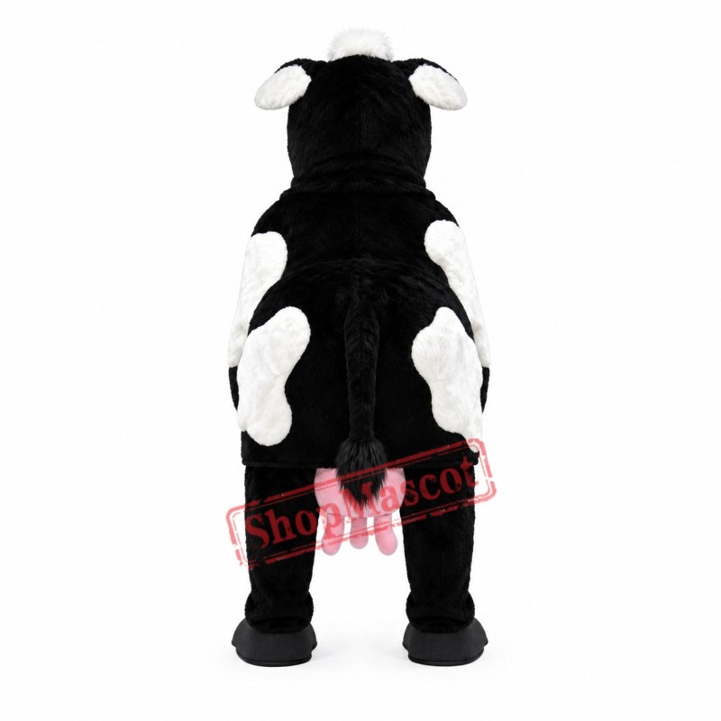 Lovely Black & White Horse Mascot Costume Lovely Black & White Horse Mascot Costume