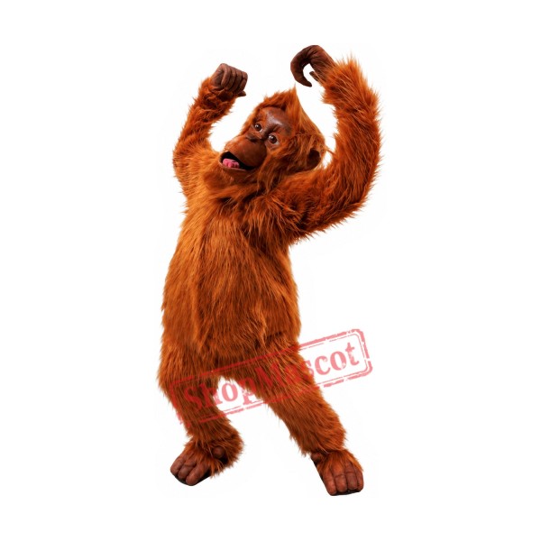 Superb Orangutan Mascot Costume
