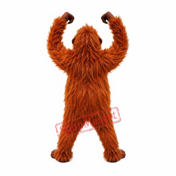 Superb Orangutan Mascot Costume Superb Orangutan Mascot Costume