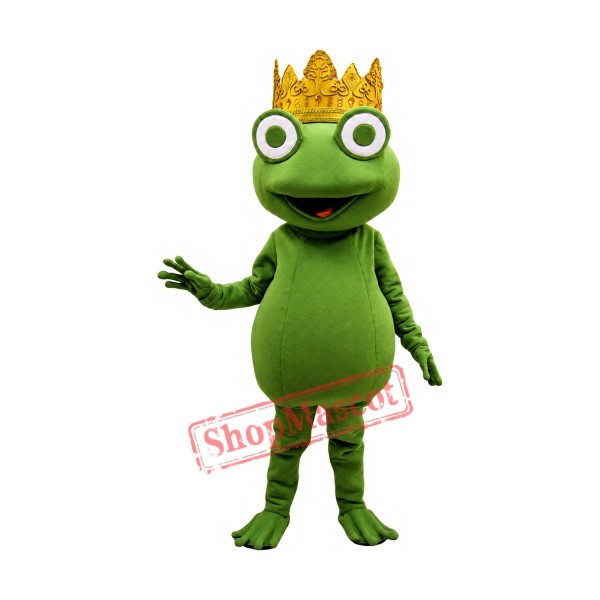 Frog King Mascot Costume