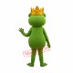 Frog King Mascot Costume Frog King Mascot Costume