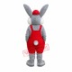 Lovely Grey & White Rabbit Mascot Costume Lovely Grey & White Rabbit Mascot Costume