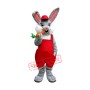 Lovely Grey & White Rabbit Mascot Costume