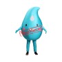 Happy Blue Water Drop Mascot Costume
