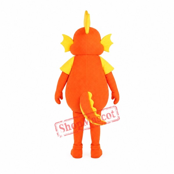 Coral Seahorse Mascot Costume Coral Seahorse Mascot Costume